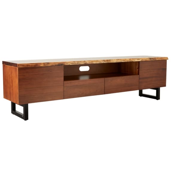 Croft Australian Blackwood TV Unit - 220cm color Blackwood