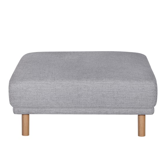 Ziggy Orson Dove Ottoman 