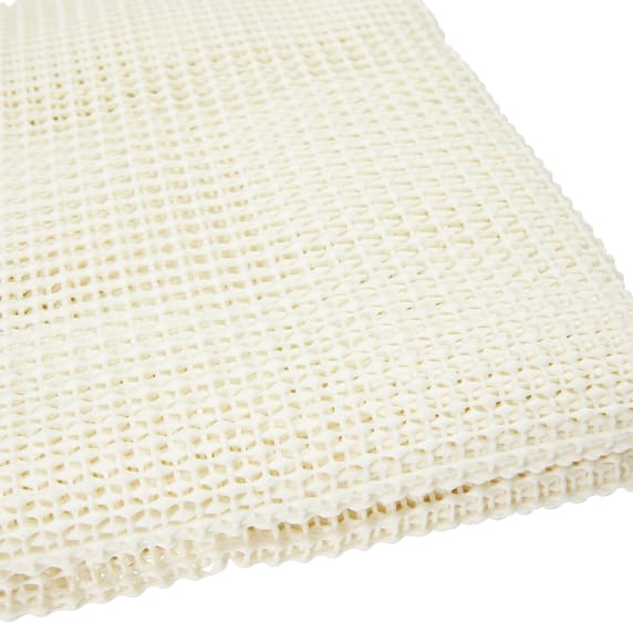 PVC Rug Underlay - White color White