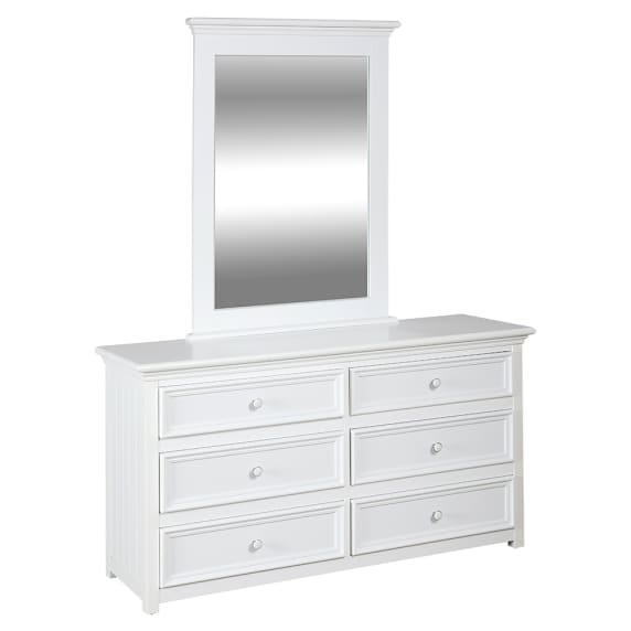 Mandalay Dresser With Mirror White color White