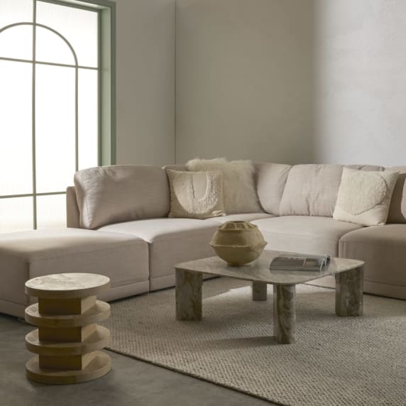 Pantu Occasional Round Stool color Oak