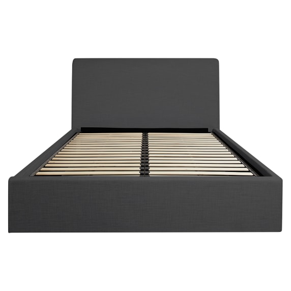 Forbes Lift Storage Bed Charcoal color Charcoal
