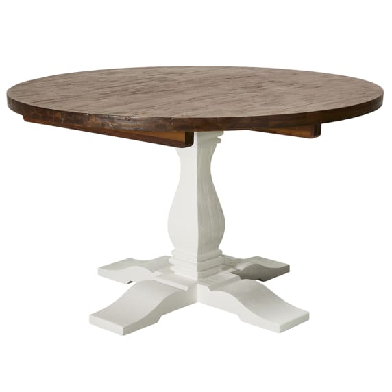 Aspen Round Dining Table Earth Lava - 130cm Dia color Two Tone