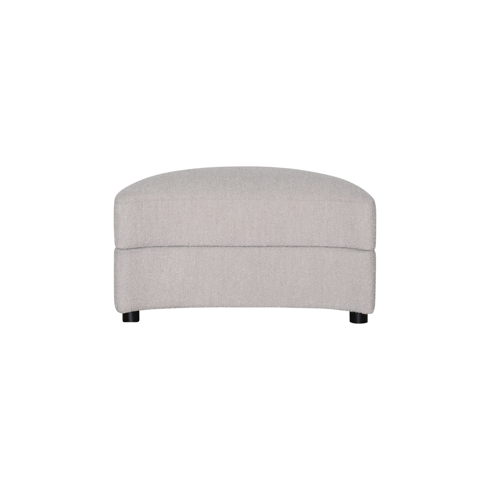 Buy Lax Boucle Pumice Storage Ottoman - James Lane Australia