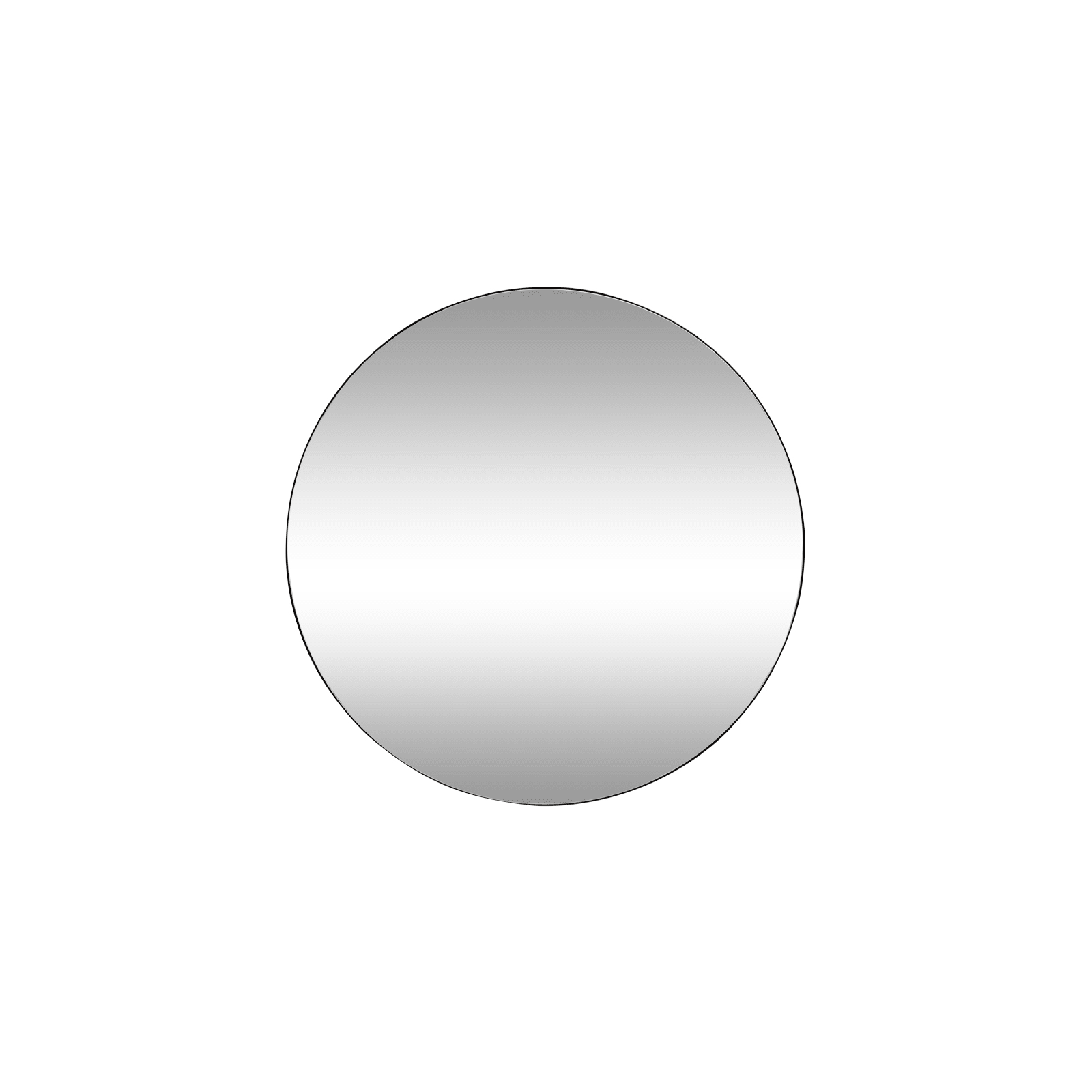 Buy Minim Round Wall Mirror Black - 120cm - James Lane Australia