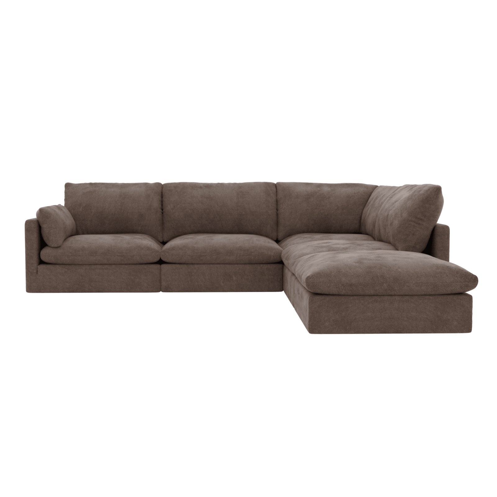 Buy Willow Muse Mink Modular Sofa - 5 Seater RAF Terminal - James Lane ...