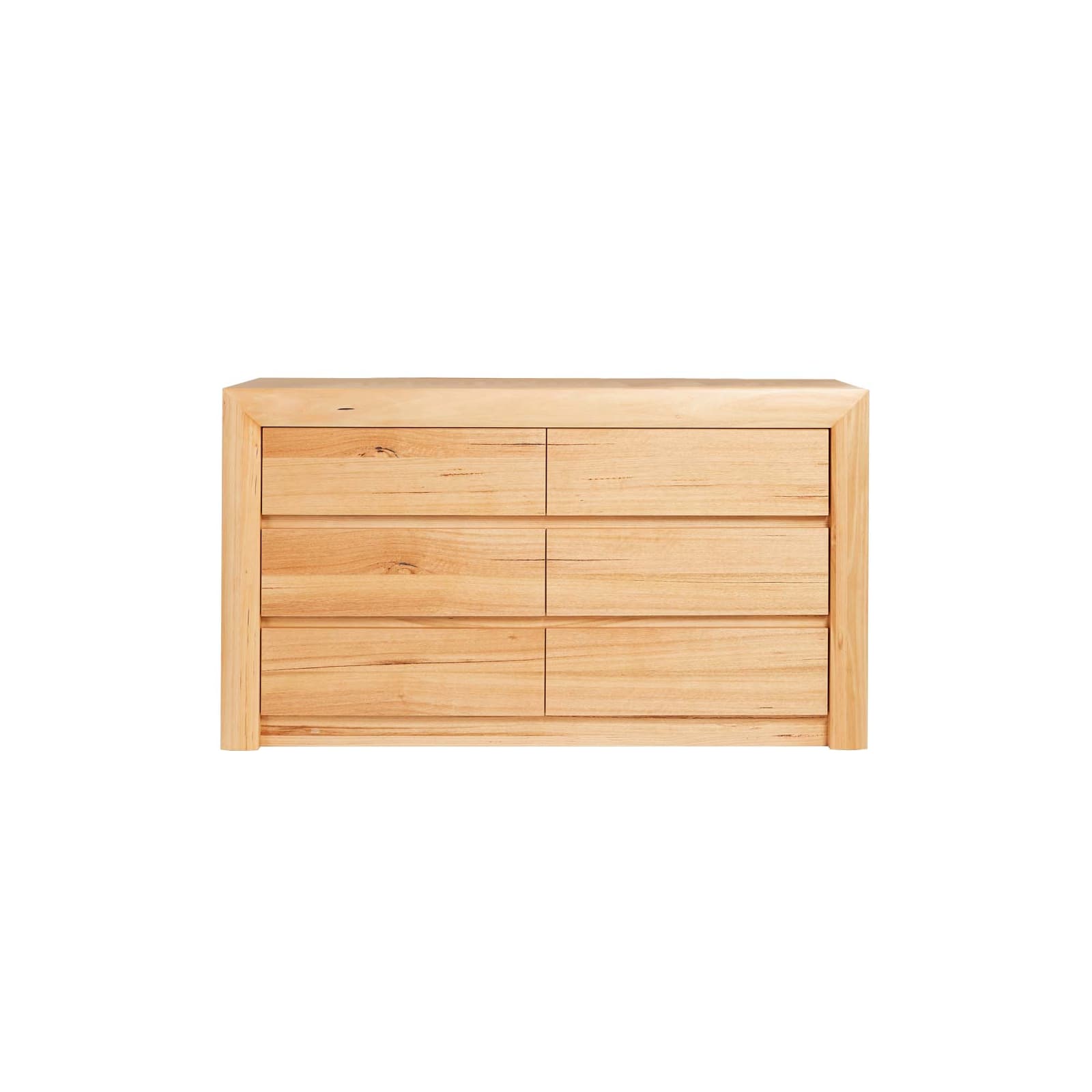 Buy Bellambi Natural Messmate Dresser 6 Drawer James Lane Australia