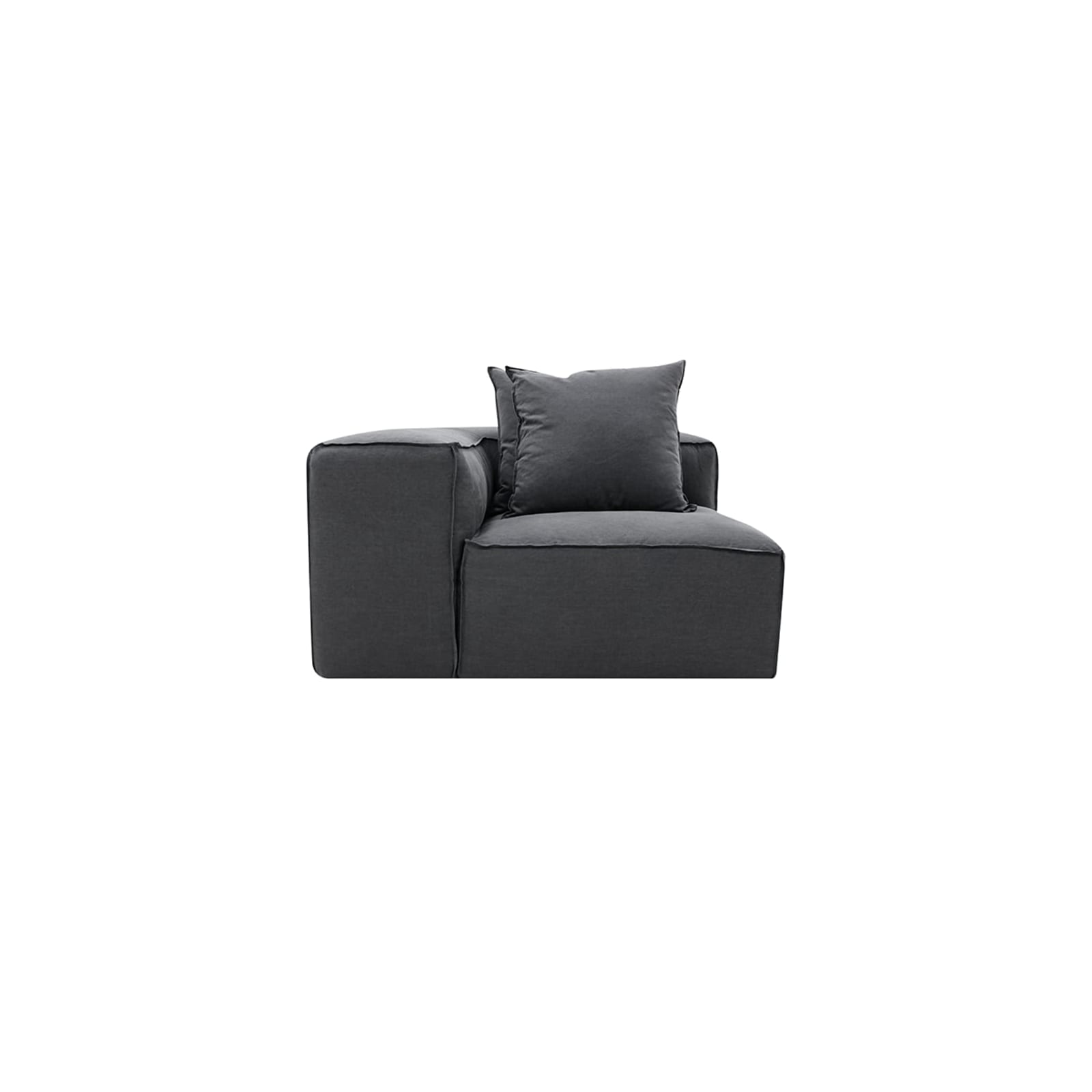 Buy Riley Linen Charcoal Module Corner James Lane Australia