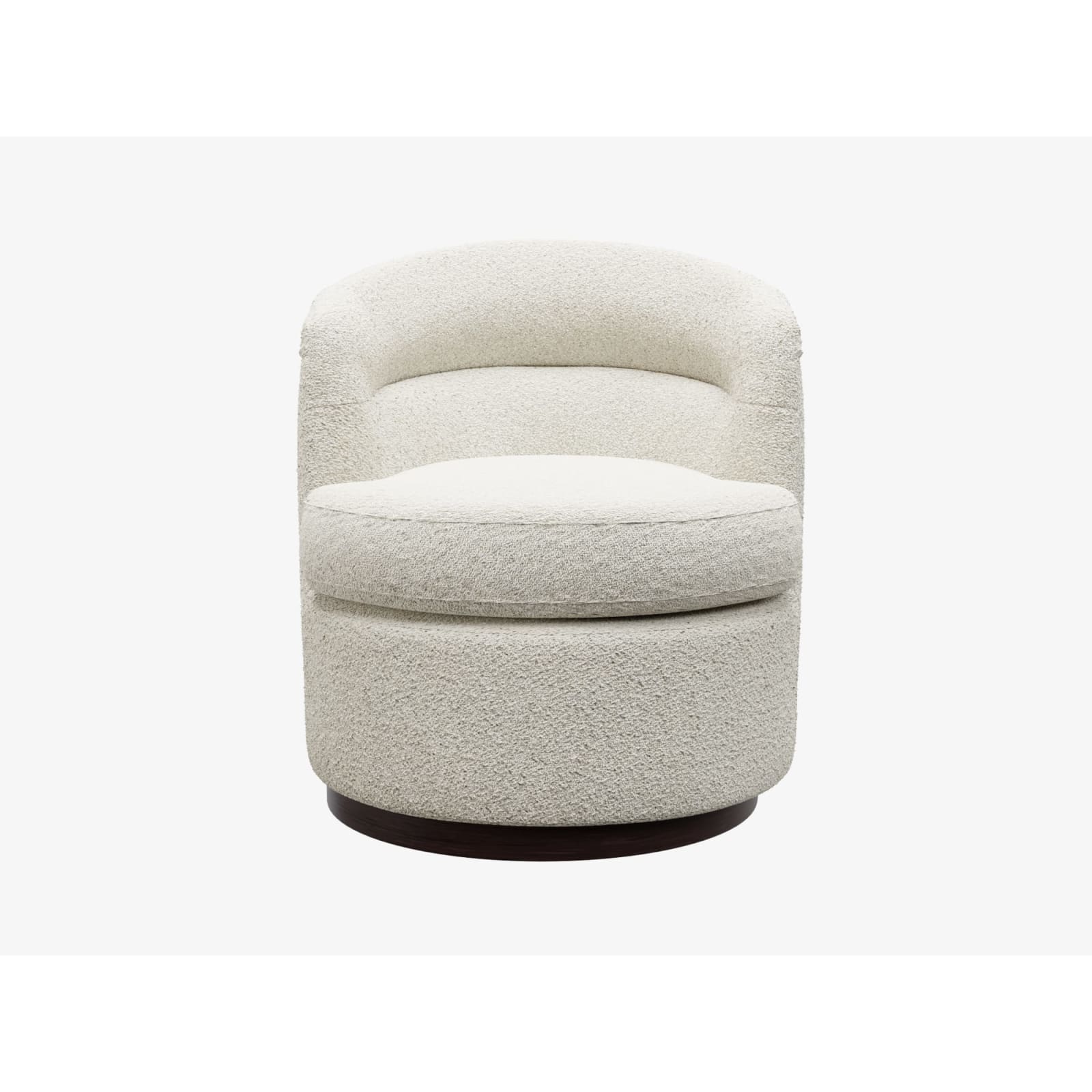 Shop Penelope Swivel Chair Boucle Ivory at Sleeping Giant Australia