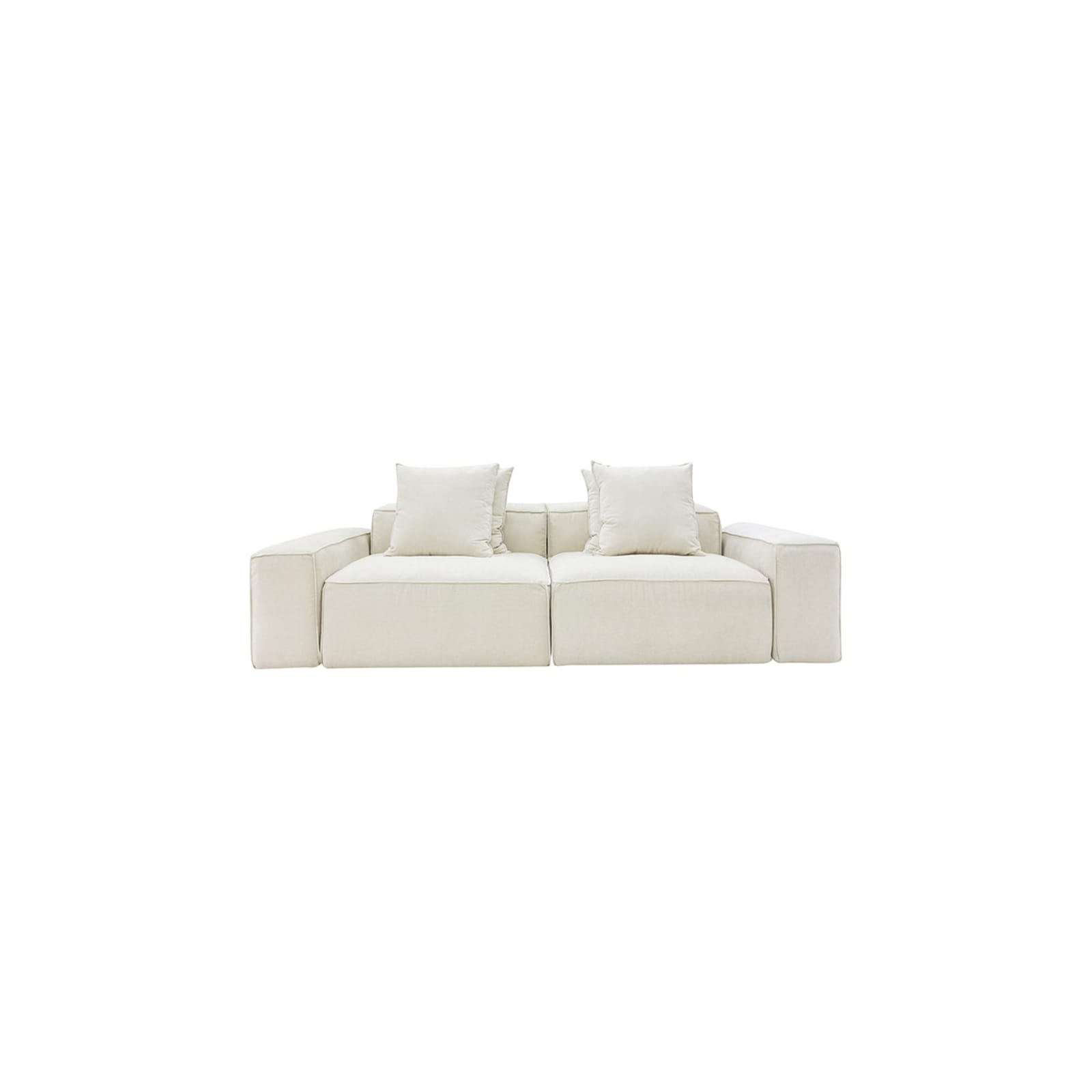 Buy Riley Muse Flax 2 Seater Modular Sofa - James Lane Australia