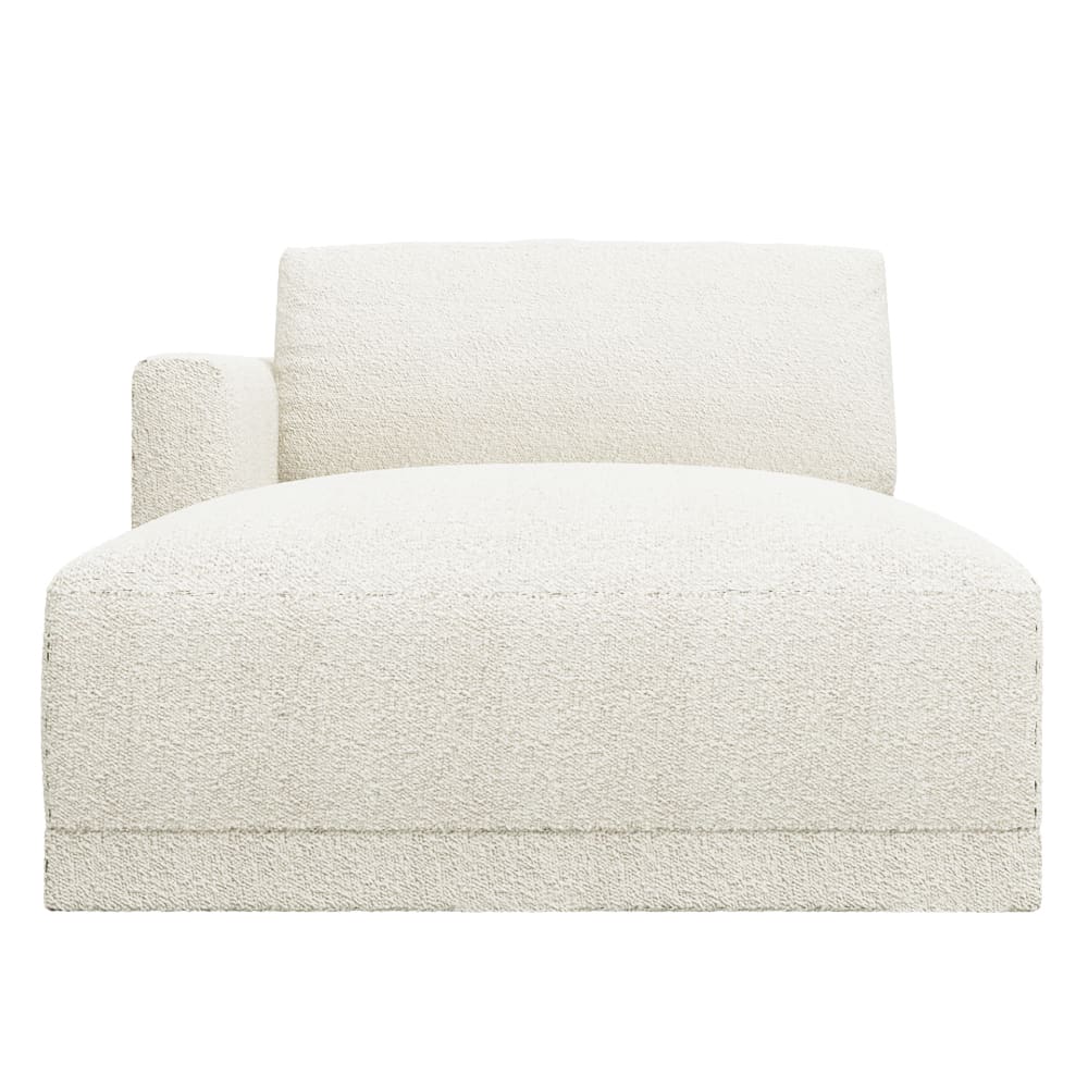 Haven Boucle Ivory Left Arm Facing Chaise Module