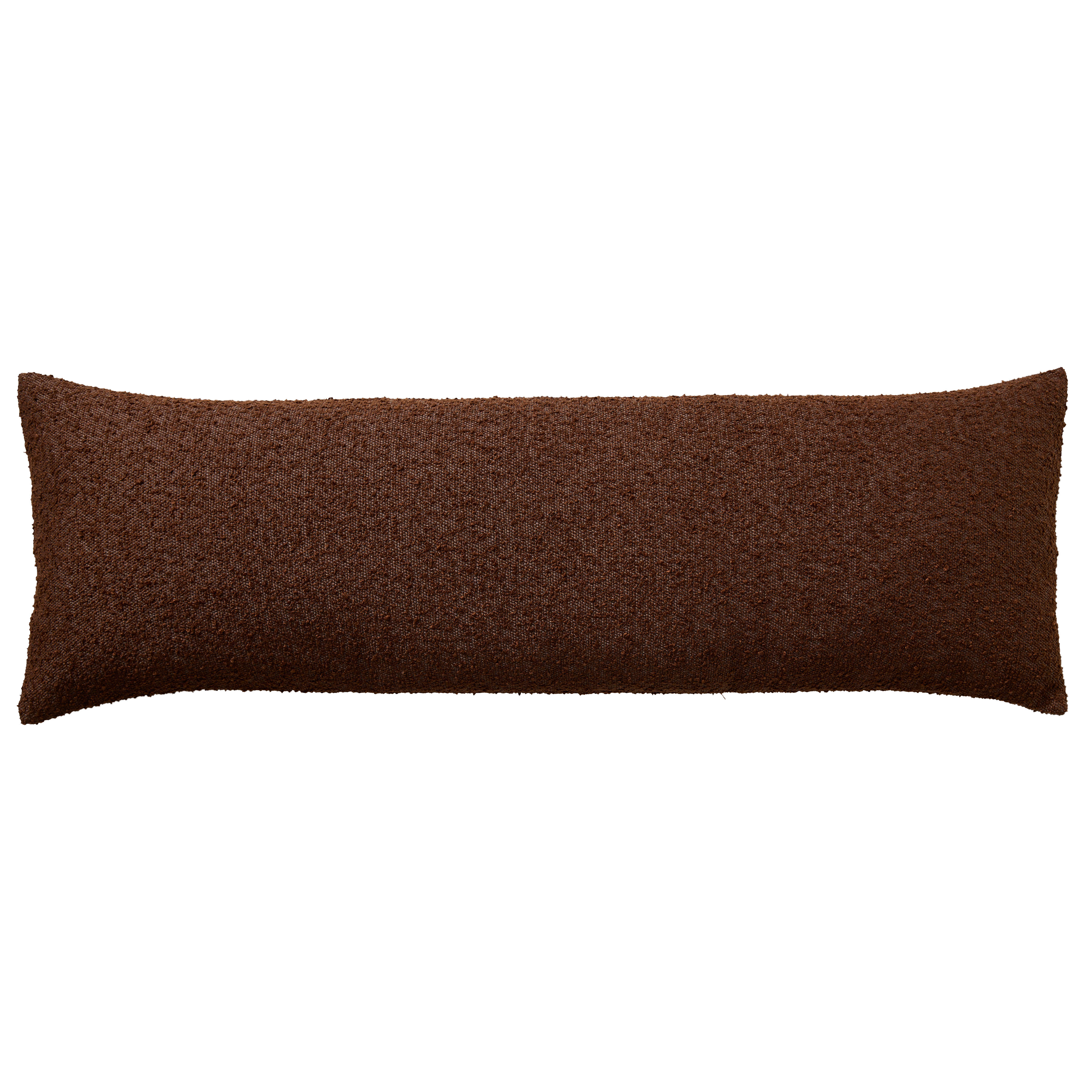 Buy Arlette Long Lumber Cushion Chocolate 120 cm x 40 cm - James