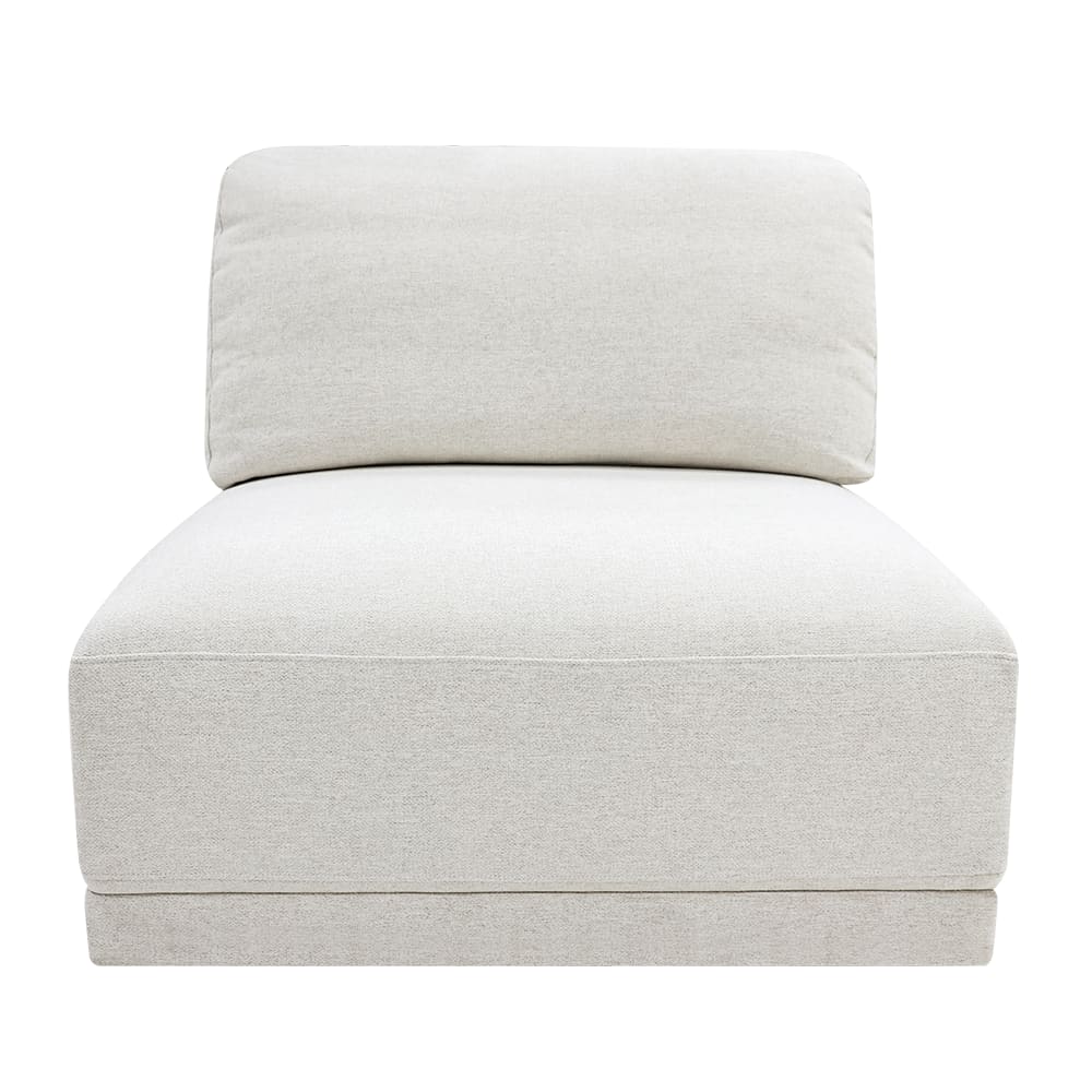 Emily Armless Chair Module California Charcoal