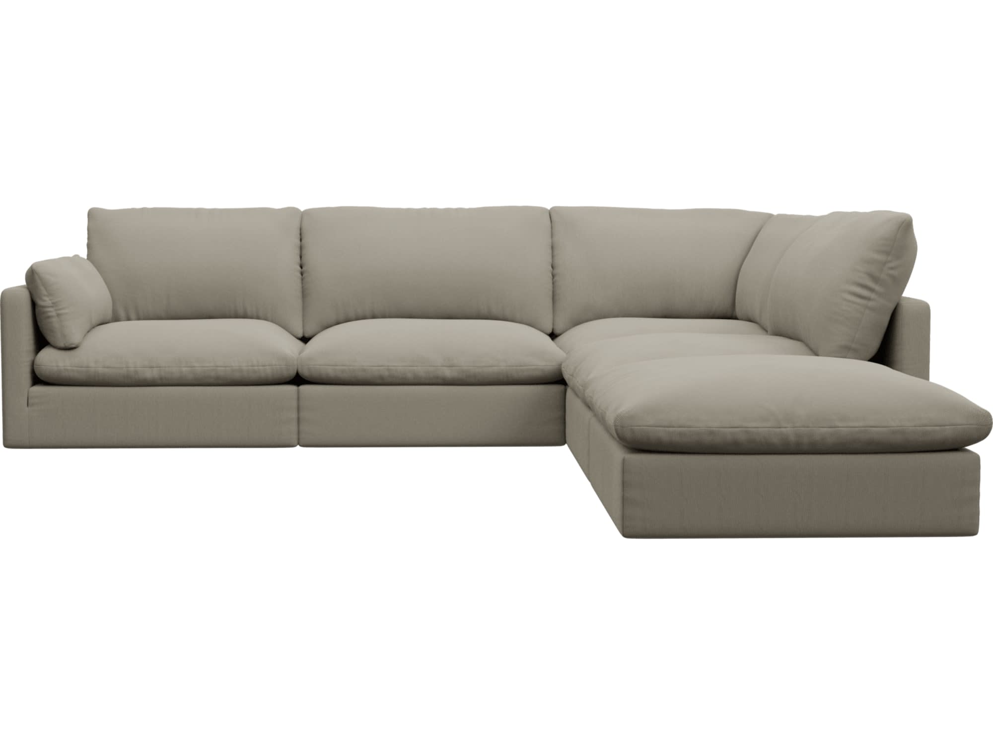 Willow Plaza Natural Modular Sofa - 5 Seater RAF Terminal
