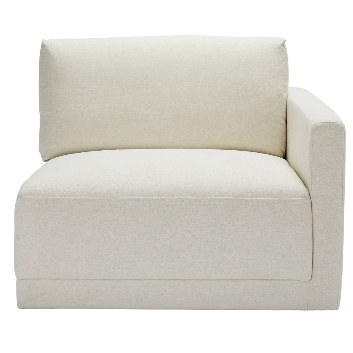 Haven California Ivory Left Arm Facing Chair Module