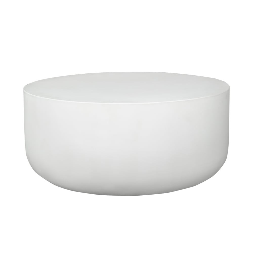 Mara White Concrete Coffee Table