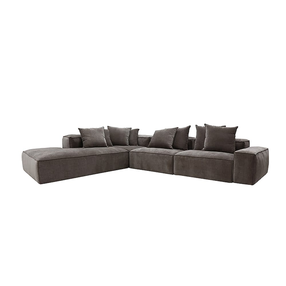 Riley Muse Flax Modular Sofa - Arm, 2x Armless, Corner, Left Terminal