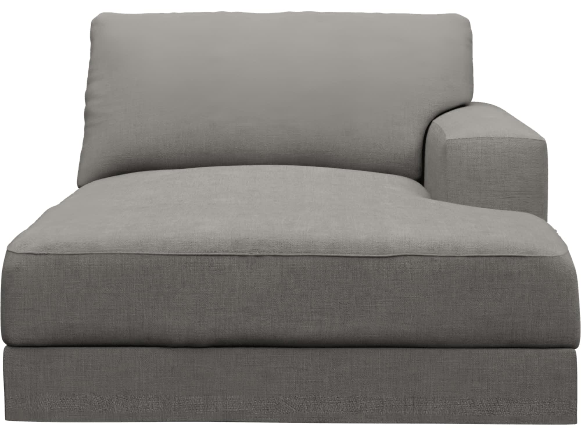 Monica Isla Soft Grey Right Arm Facing Chaise Module