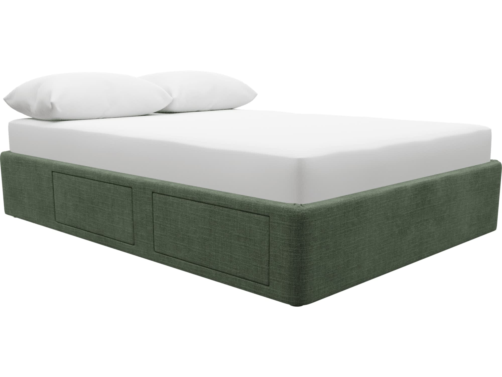 Zenith Storage Drawer Bed Base Tribute Dark Jade