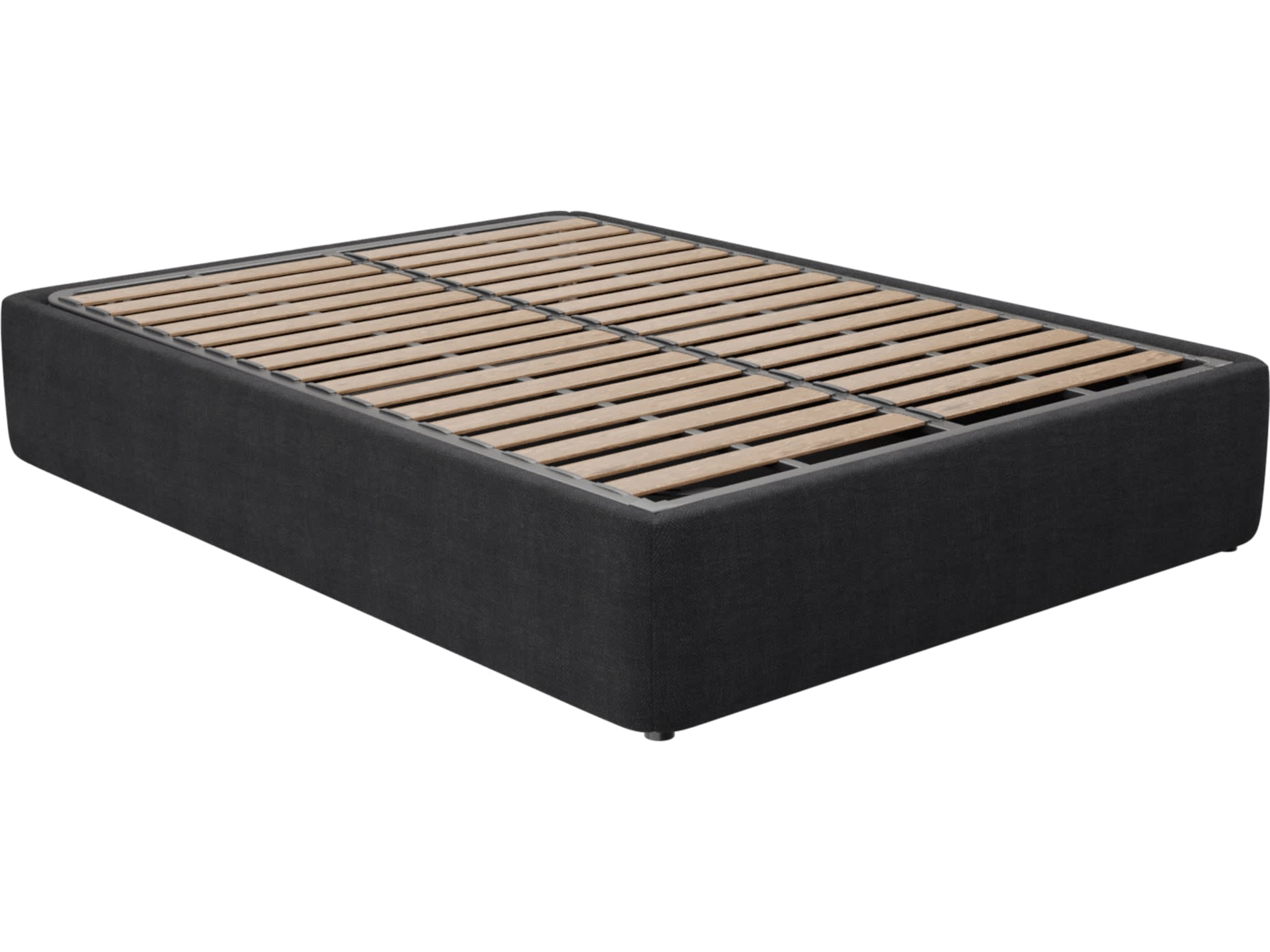 Leo Bed Base Plaza Flint Grey