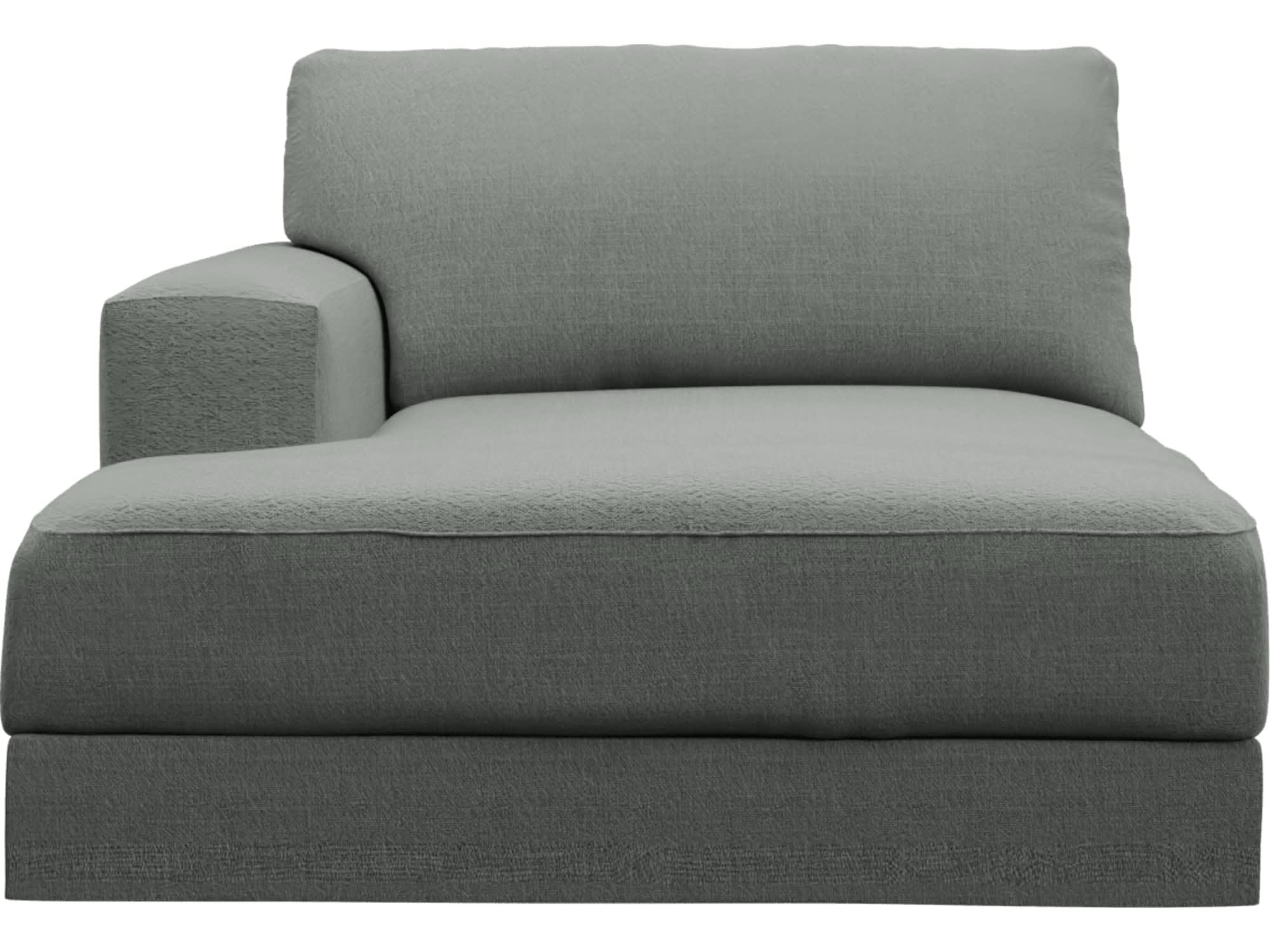 Monica Tribute Storm Left Arm Facing Chaise Module