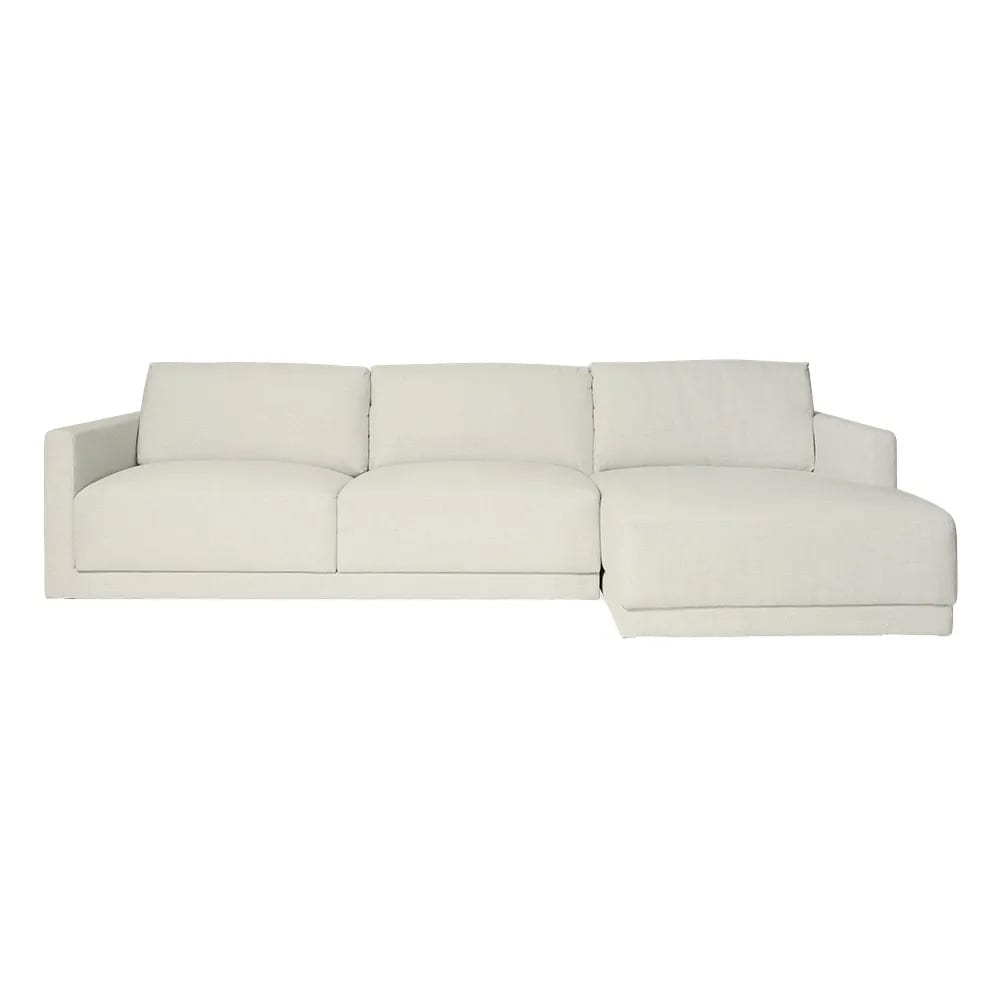 Haven California Ivory 3-Seater Chaise Sofa