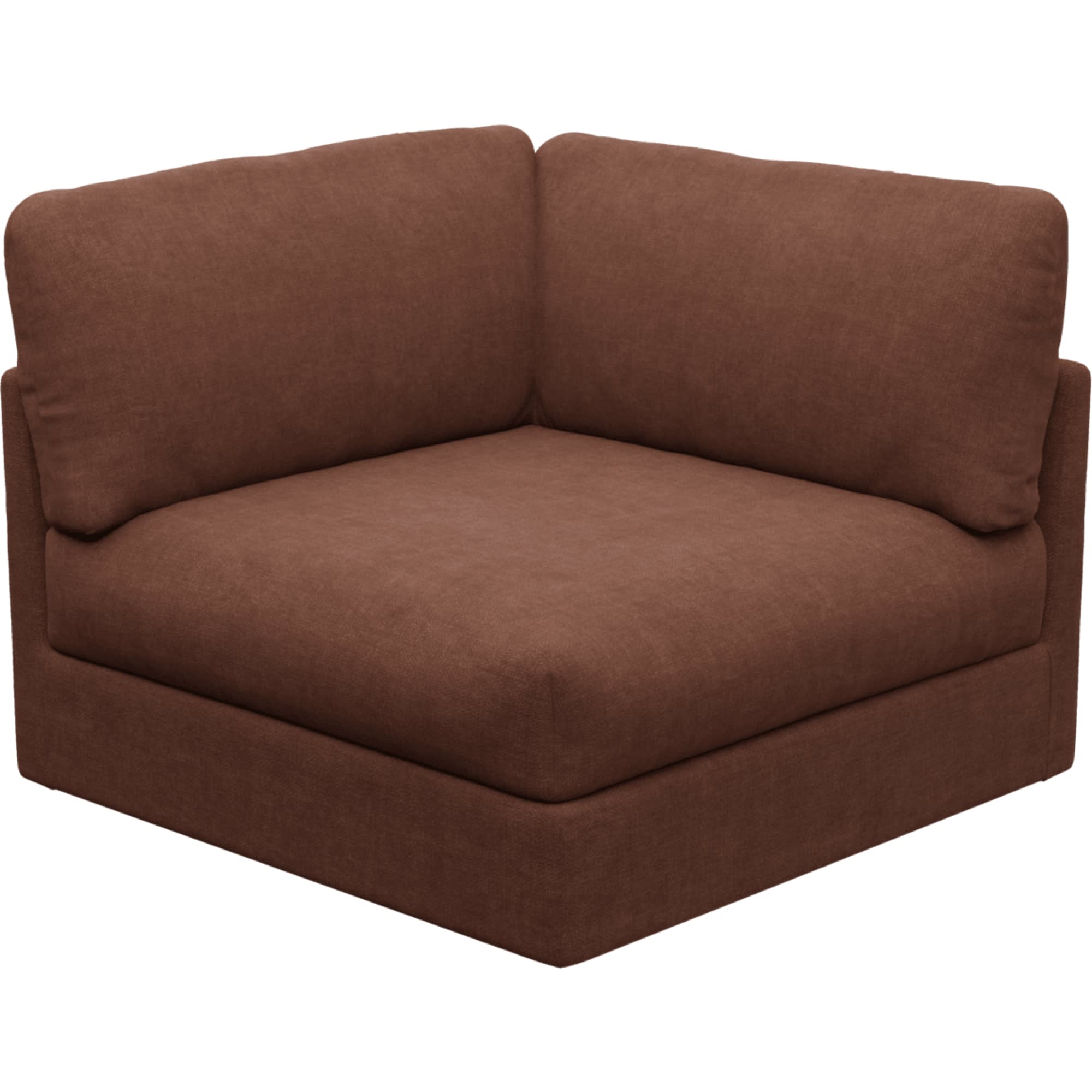 Finley Muse Rust Corner Sofa Chair Module