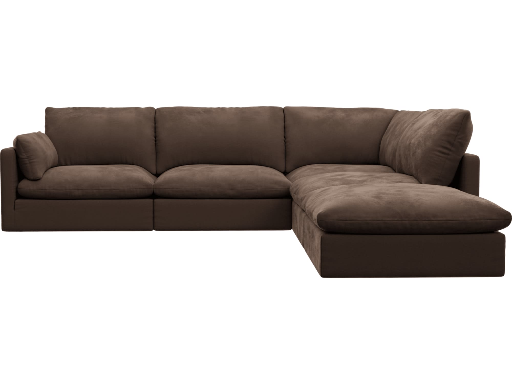 Willow Muse Chocolate Modular Sofa - 5 Seater RAF Terminal