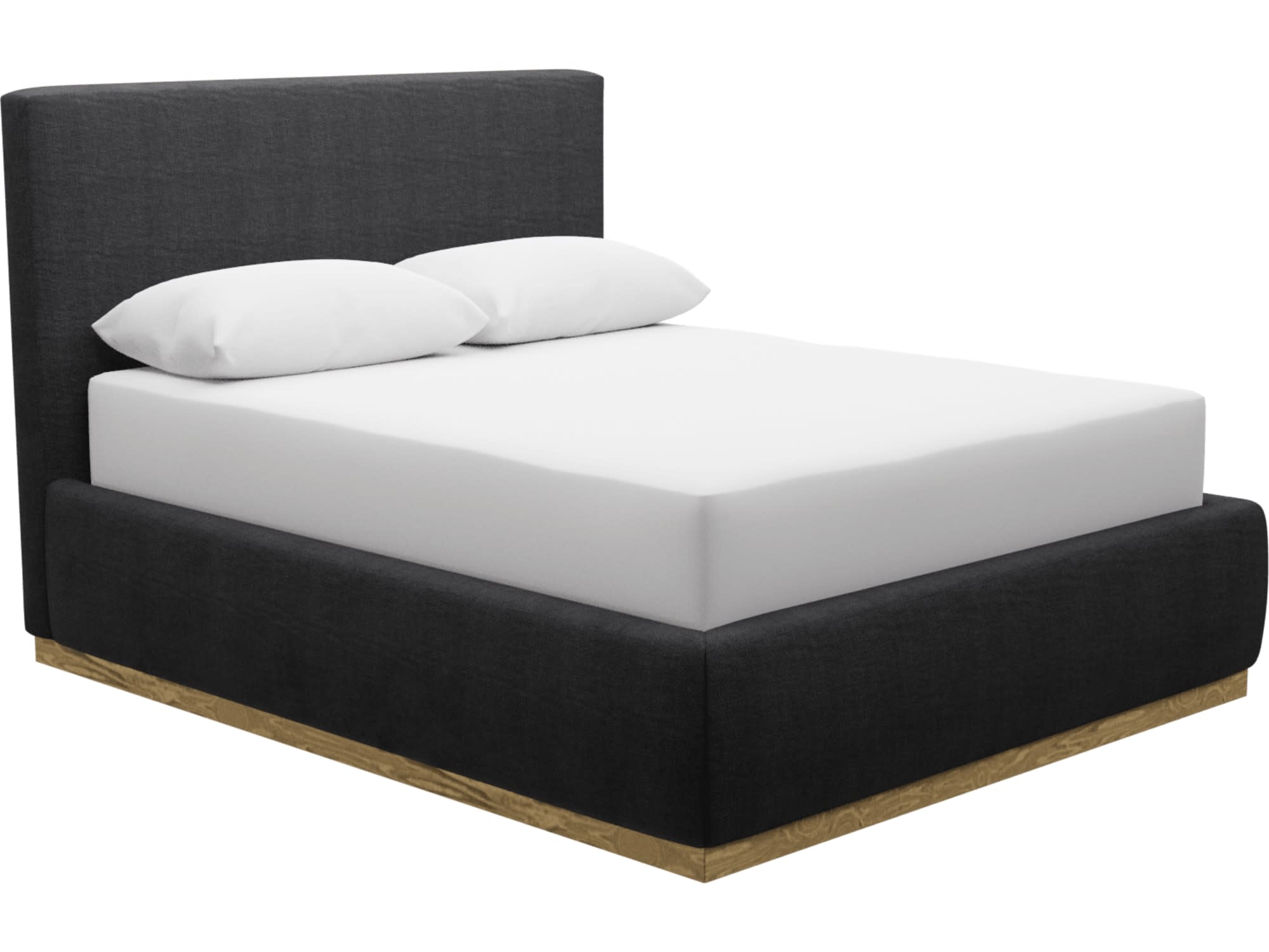 Haven Gas Lift Bed Plaza Flint Grey