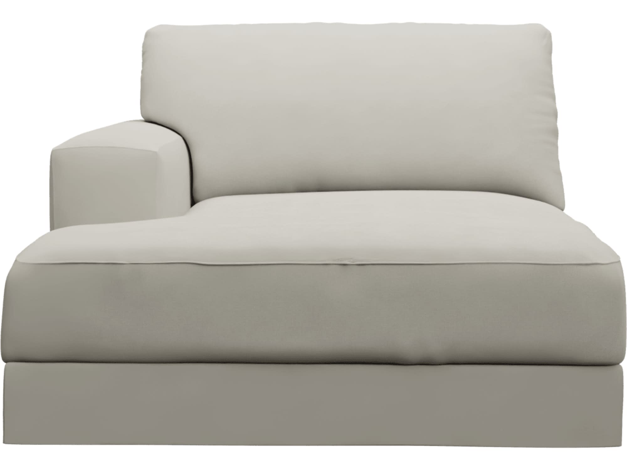 Monica California Ivory Left Arm Facing Chair Module