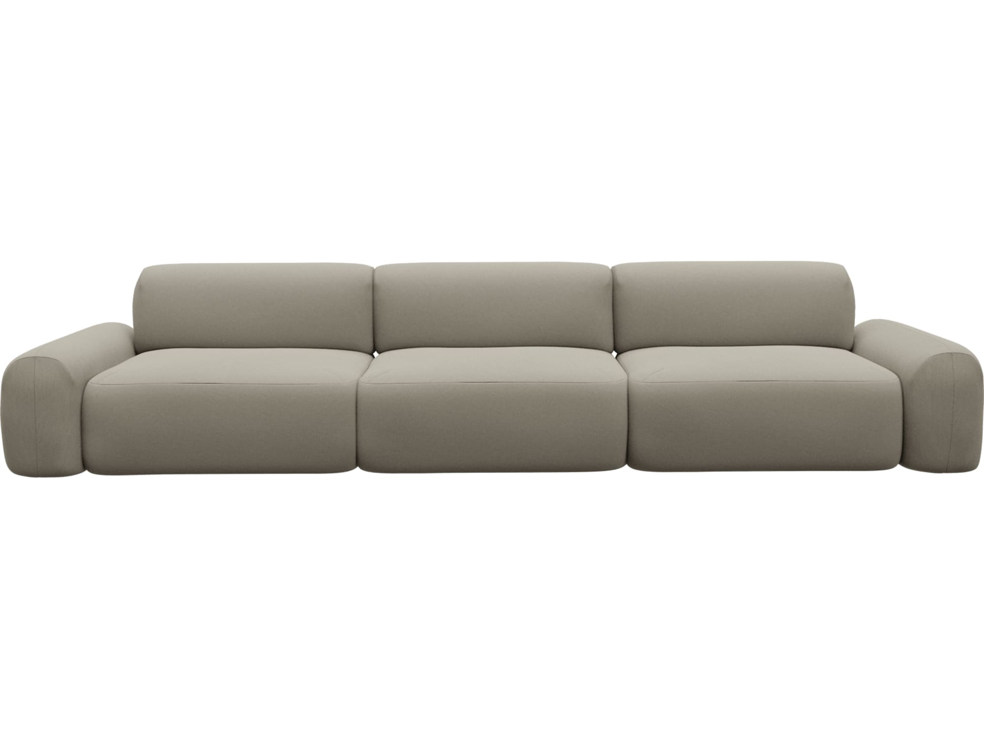 Beckett Plaza Natural Modular Sofa - 3 Seater