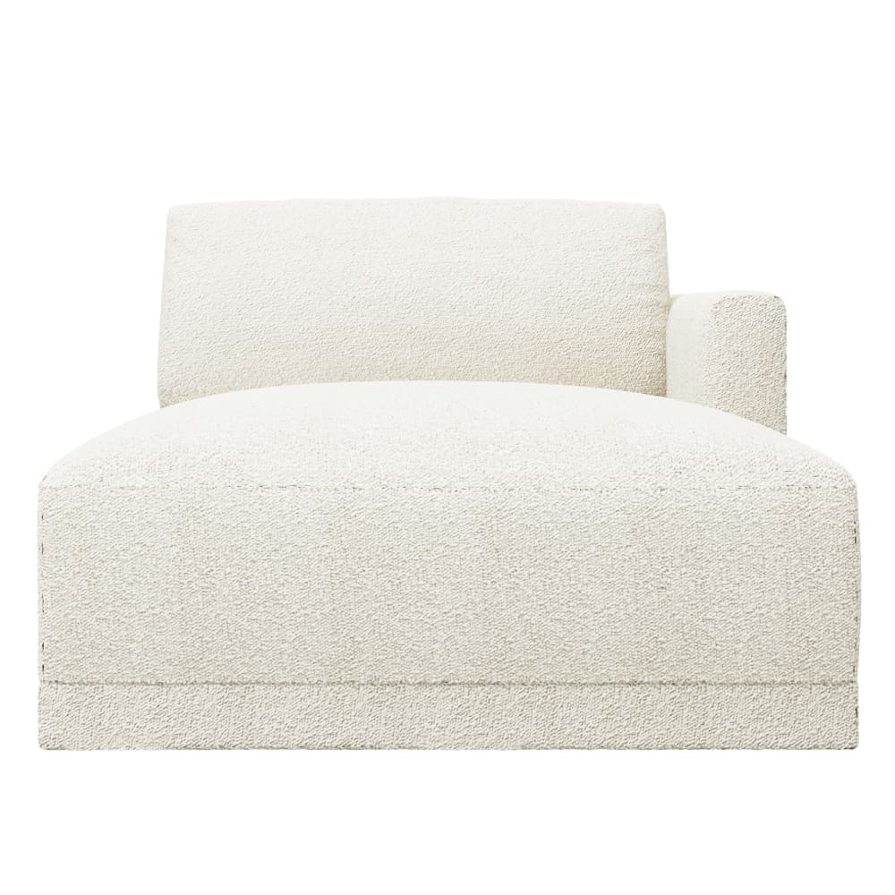 Haven Boucle Ivory Right Arm Facing Chaise Module