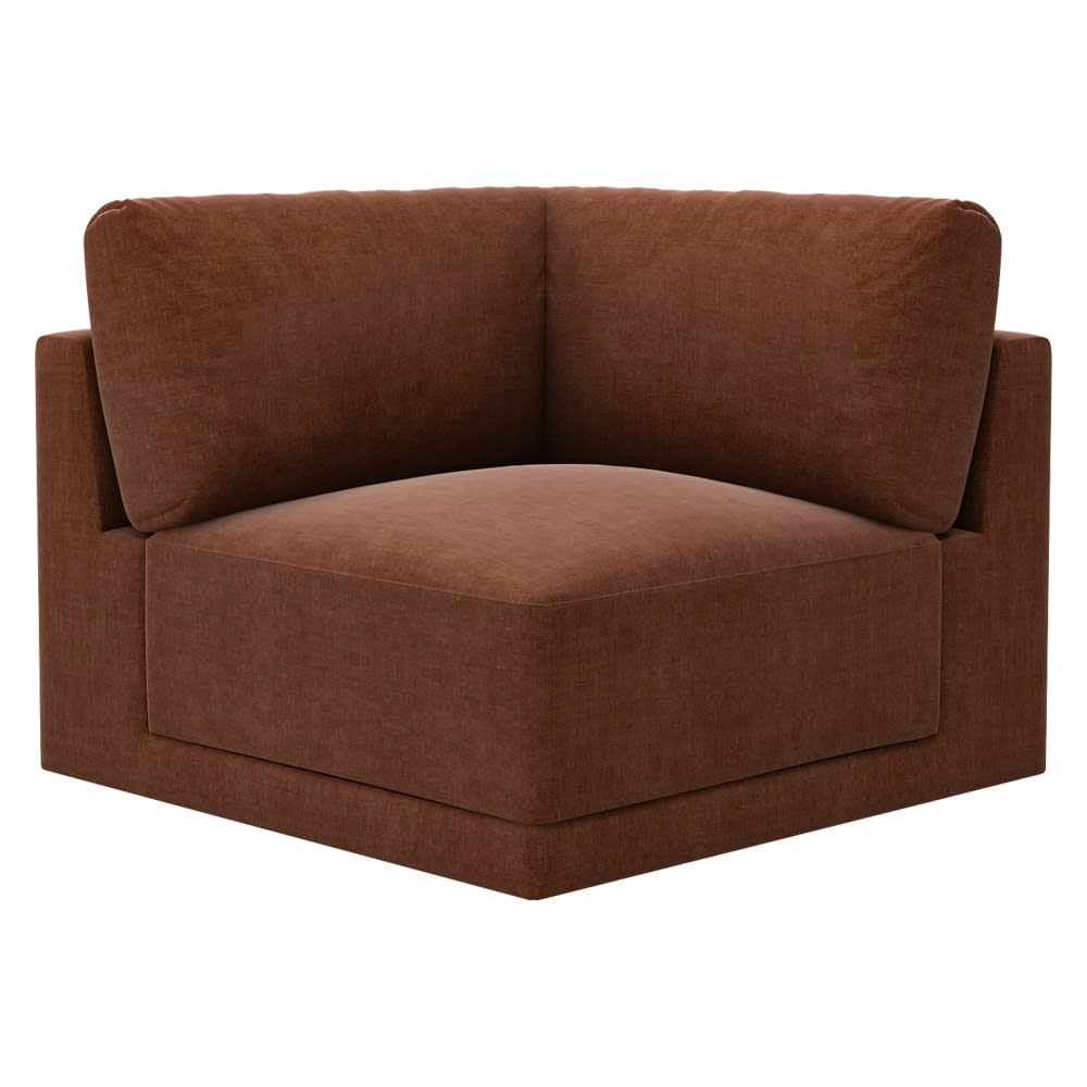 Haven Muse Chocolate Corner Sofa Chair Module