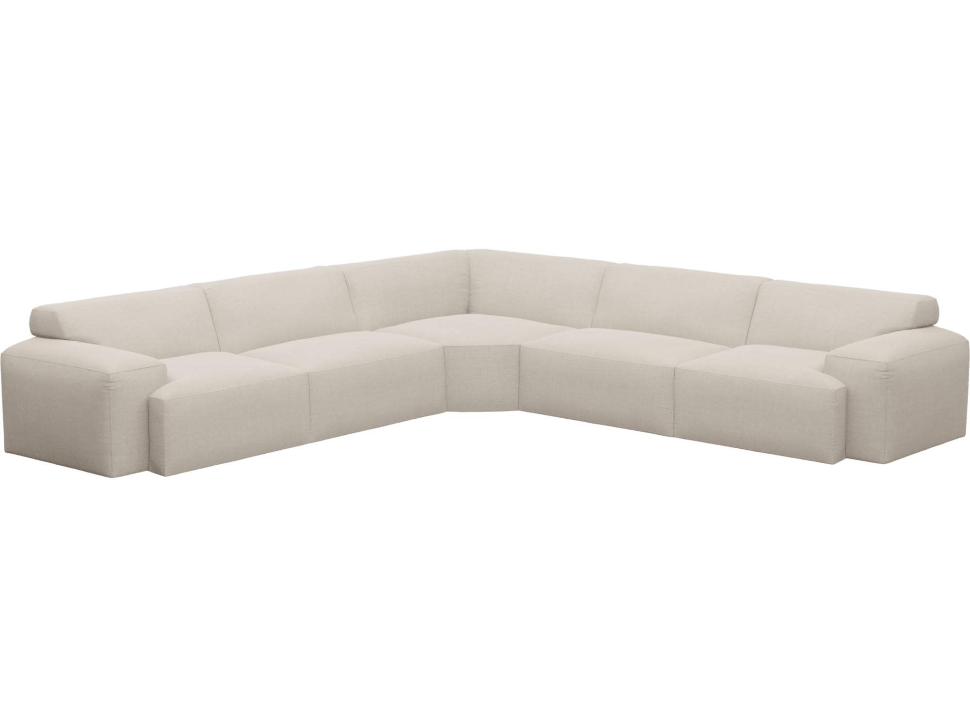 Copenhagen Santa Fe Sand Sofa - 5 Seater Corner Sofa