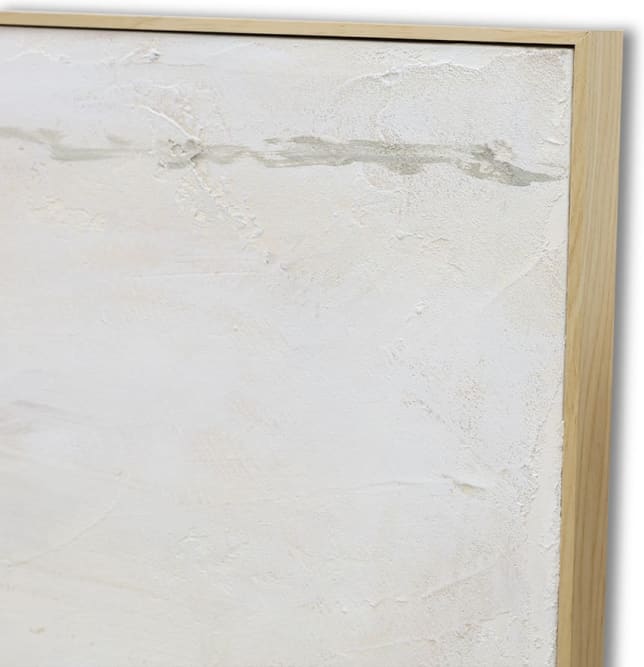 Daydream Natural Veneer Framed Canvas color Natural