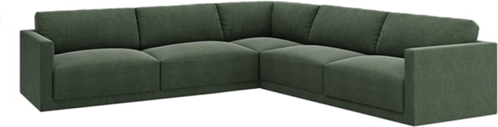 Haven Muse Forest Modular Sofa - 7 Seater color Muse Forest