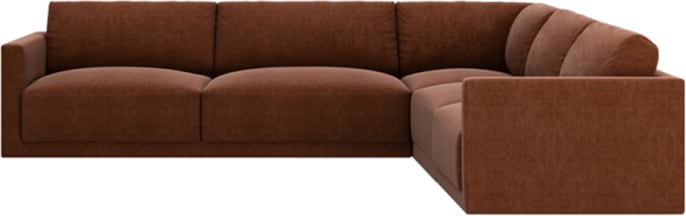 Haven Muse Rust Modular Sofa - 7 Seater color Muse Rust