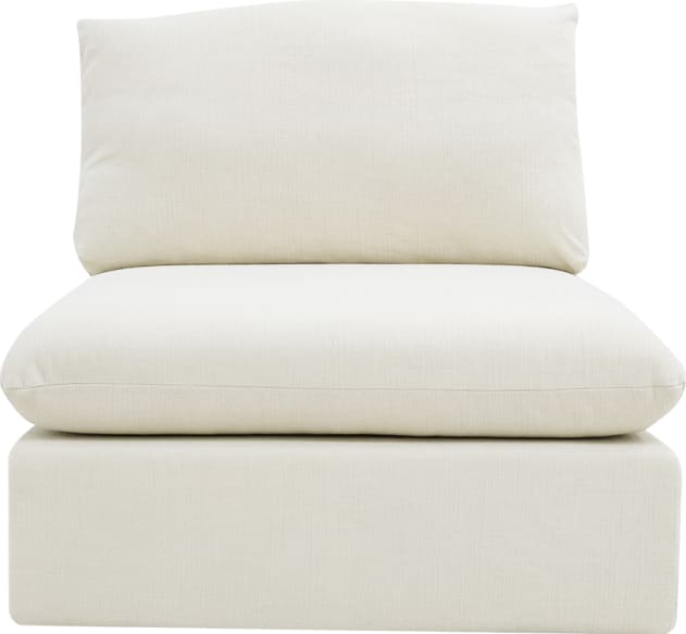 Ludlow Tribute Shell Armless Sofa Chair Module color Tribute Shell