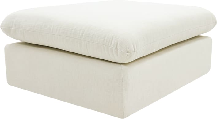 Ludlow Tribute Shell Ottoman color Tribute Shell