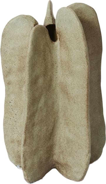 Bintou Vase Mint/Brown - 24CM color Mint/Brown