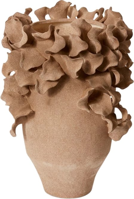 Essien Vessel Porcelain Taupe - 42cm color Taupe
