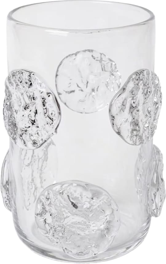 Mansa Vase Glass Clear - 35cm color Clear