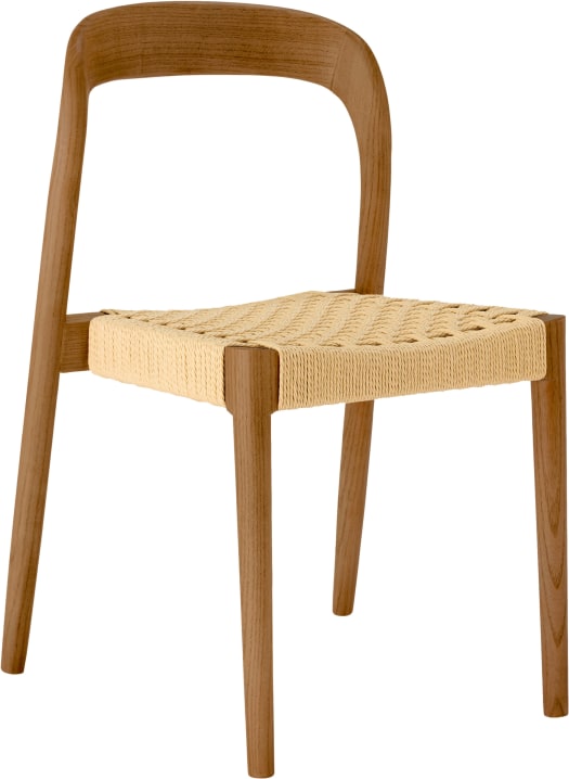 Tidal Elm Dining Chair Chestnut color Chestnut