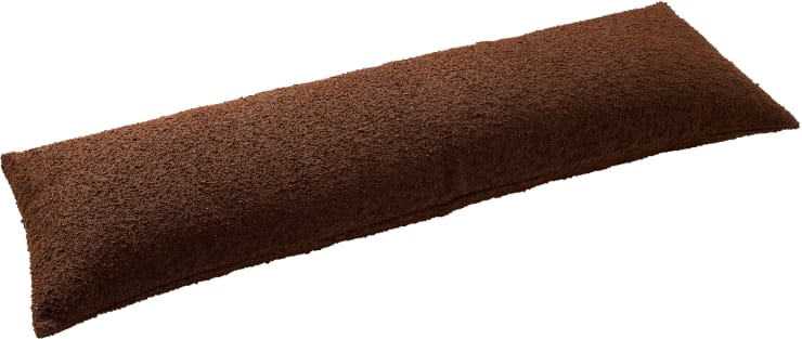 Arlette Long Lumber Cushion Chocolate 120 cm x 40 cm color Chocolate