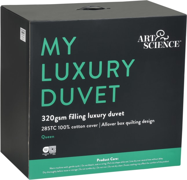 Art & Science Duvet Inner Hotel Luxury color White
