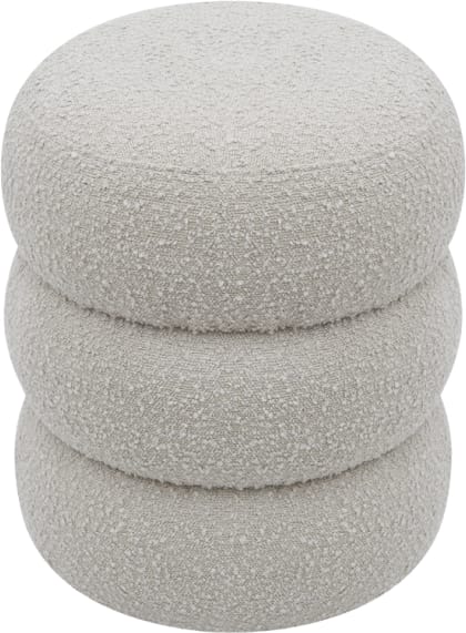 Bolo Boucle Pumice Ottoman color Pumice