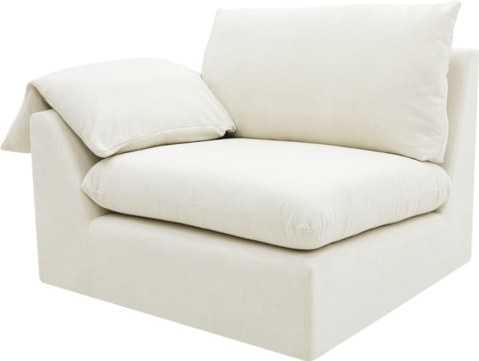 Ludlow Tribute Shell Left Arm Facing Chair Module color Tribute Shell