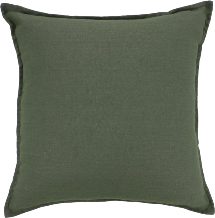 Banse Linen Cushion Grape Leaf - 50cm x 50cm color Grape Leaf