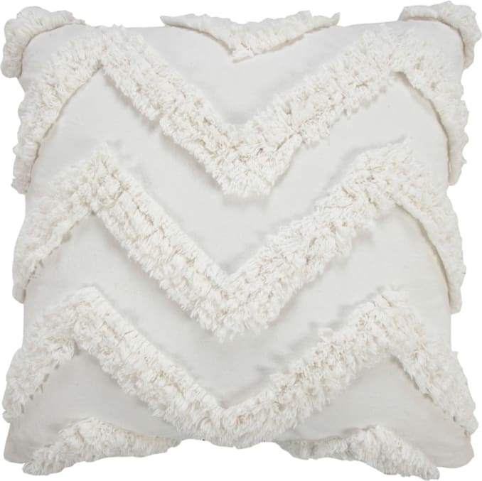 Ramona Cushion White - 50cm x 50cm color White