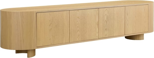Clairemont Light Oak TV Unit - 220cm color Light Oak